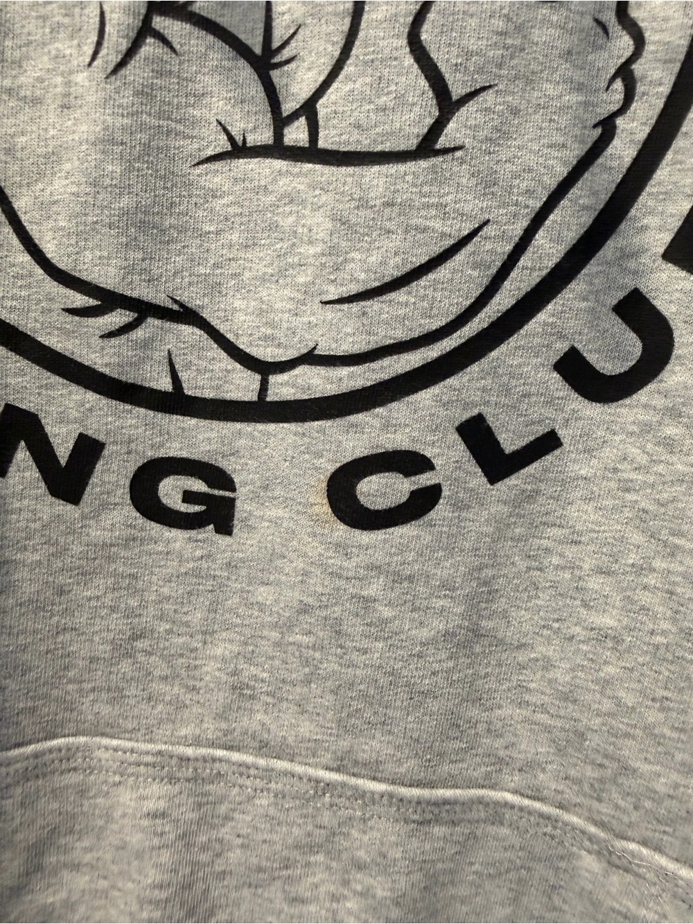 Gymshark Light Gray Lifting Club Hoodie - Men's Pullover - Picture 2 of 3